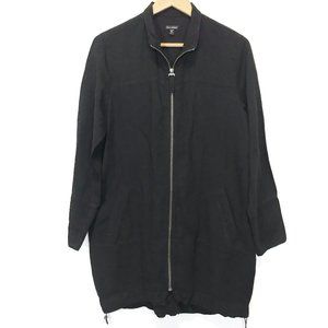 Stella Carakasi Black Linen Lagenlook Jacket Small